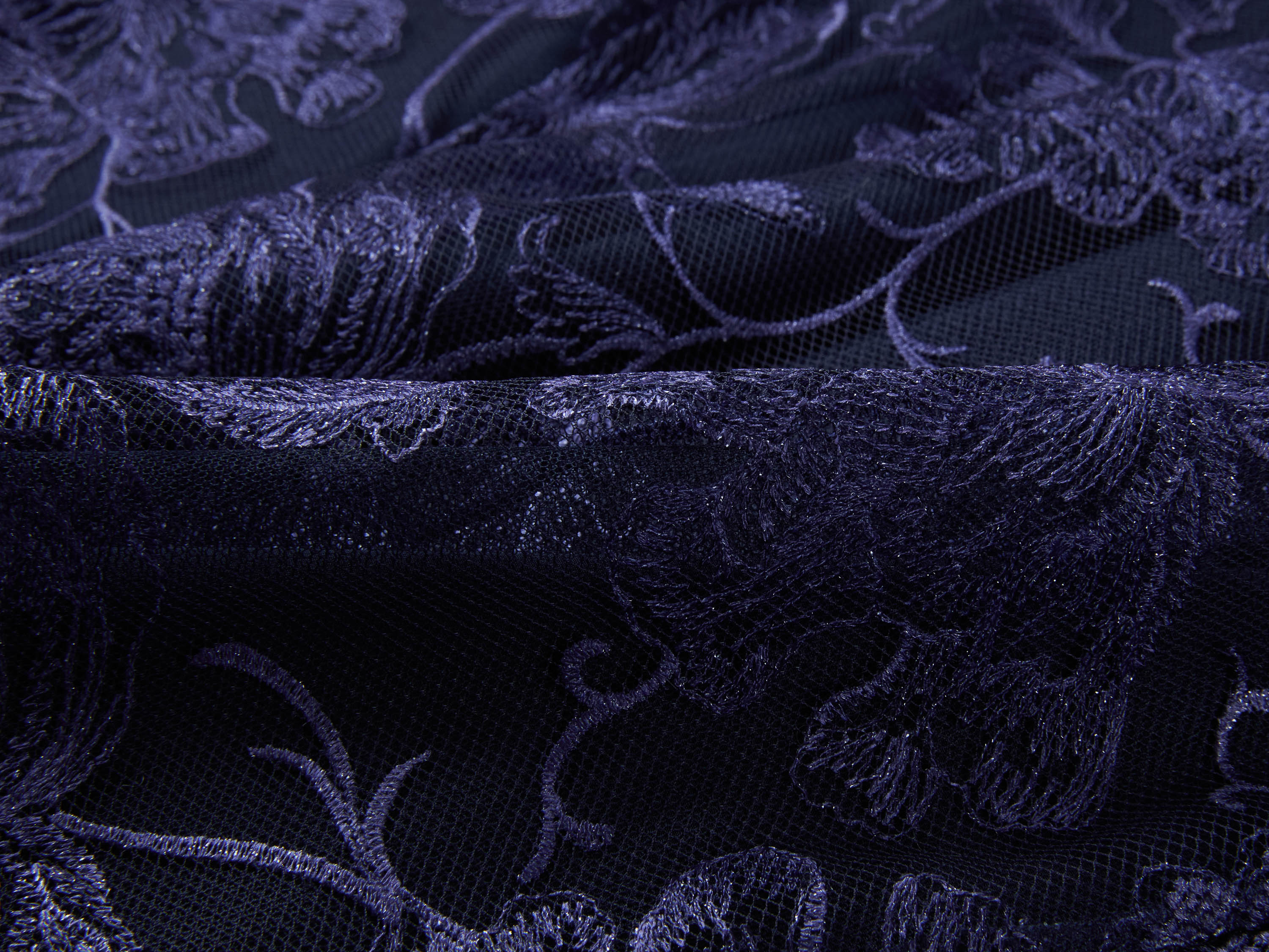 YAYING Navy Lace Skirt