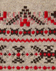 EP YAYING Relaxed-Fit Geometric Jacquard Yak Wool Vest