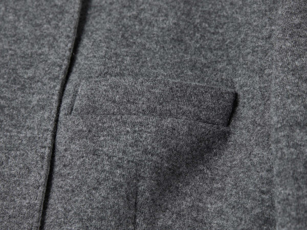 EP YAYING Soft Cashmere Double-Knit Formal Jacket