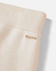 EP YAYING Wool White Knit Skirt