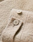 EP YAYING Blue Label Wool Tweed Long Coat