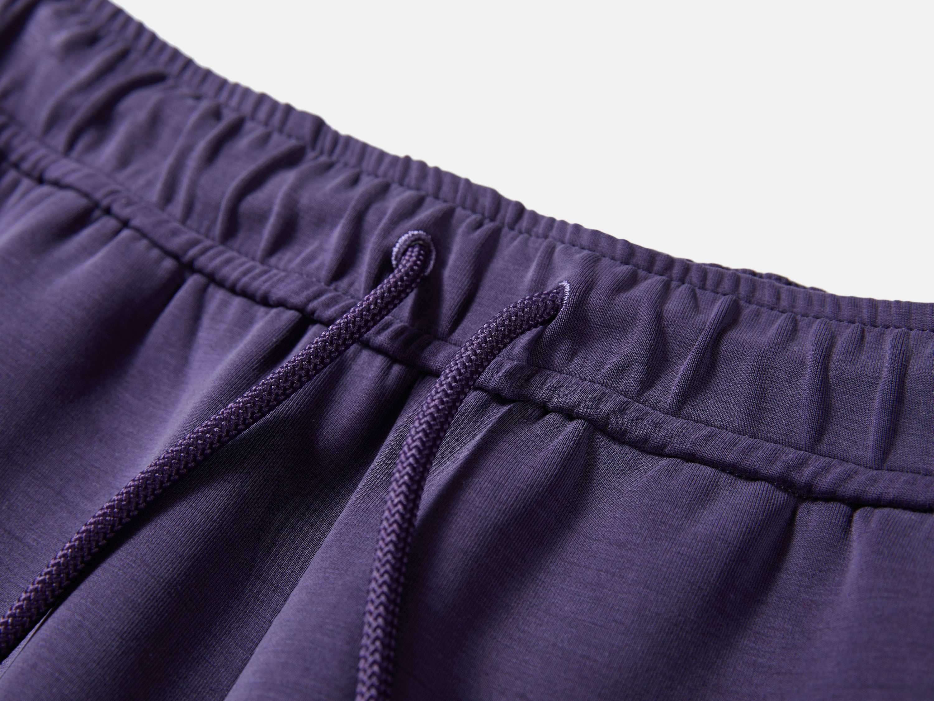 EP YAYING Curved Leg Wide Trousers