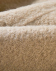 EP YAYING Blue Label Wool Tweed Long Coat
