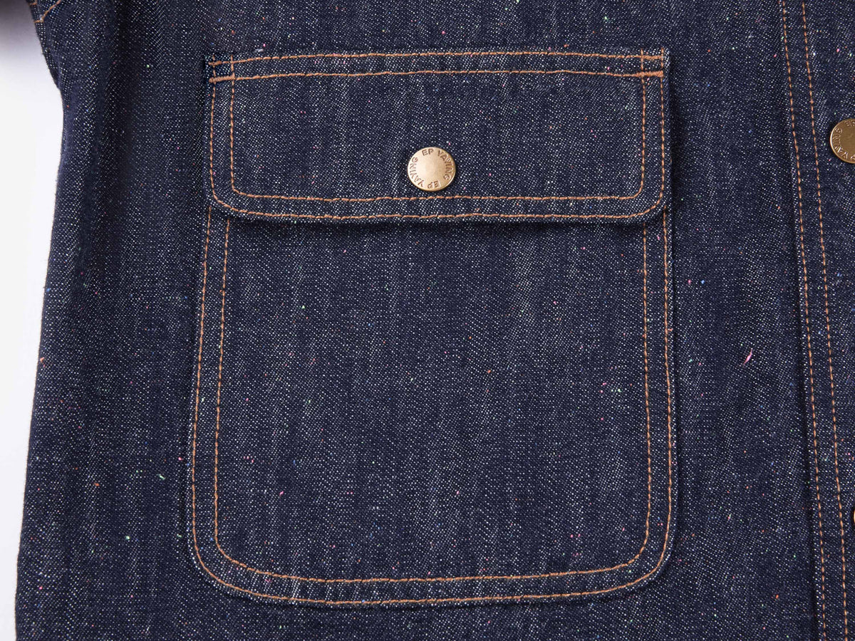 EP YAYING Cropped Denim Jacket