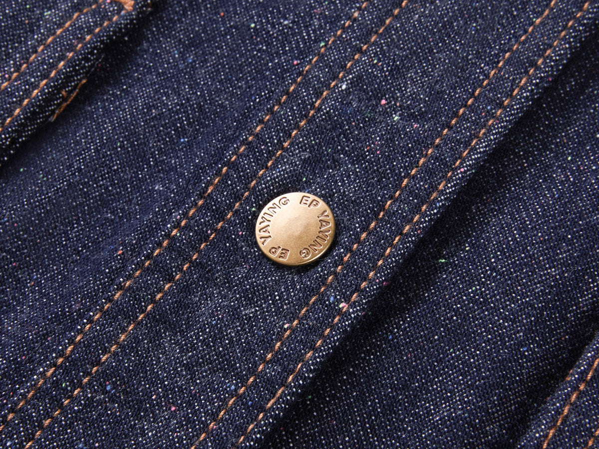 EP YAYING Cropped Denim Jacket