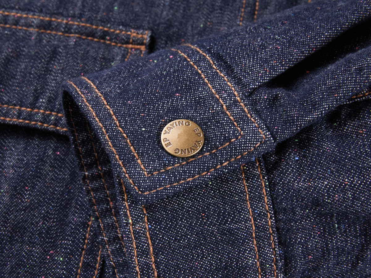 EP YAYING Cropped Denim Jacket