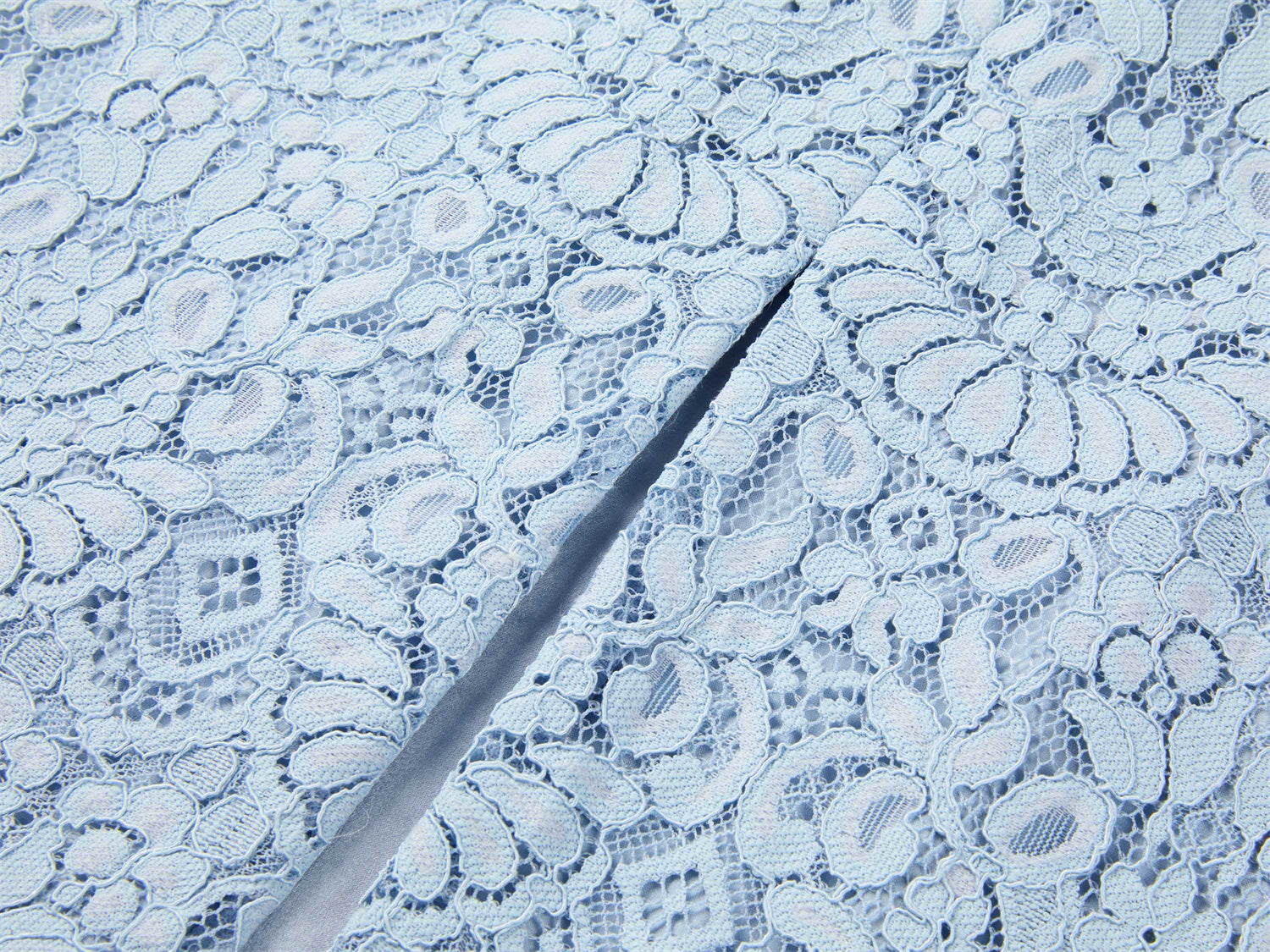 EP YAYING Blue Textured Skirt