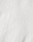 EP YAYING Mulberry Silk White V-Neck Jacquard Jacket