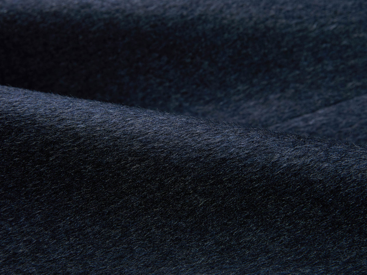 YAYING Navy Peak-Lapel Cashmere Jacket