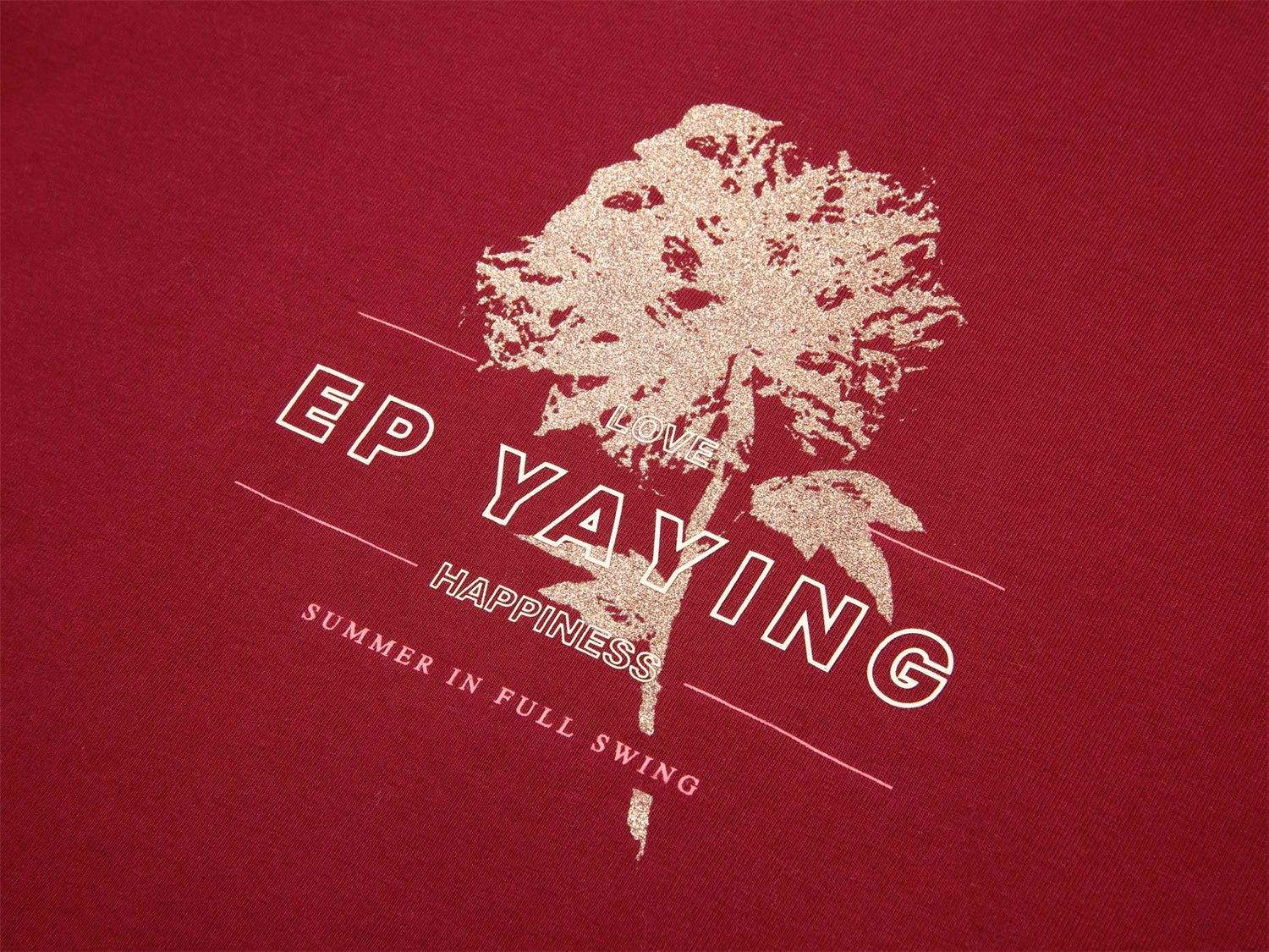 EP YAYING Cotton Short Sleeve T-Shirt EGKPC5322AR