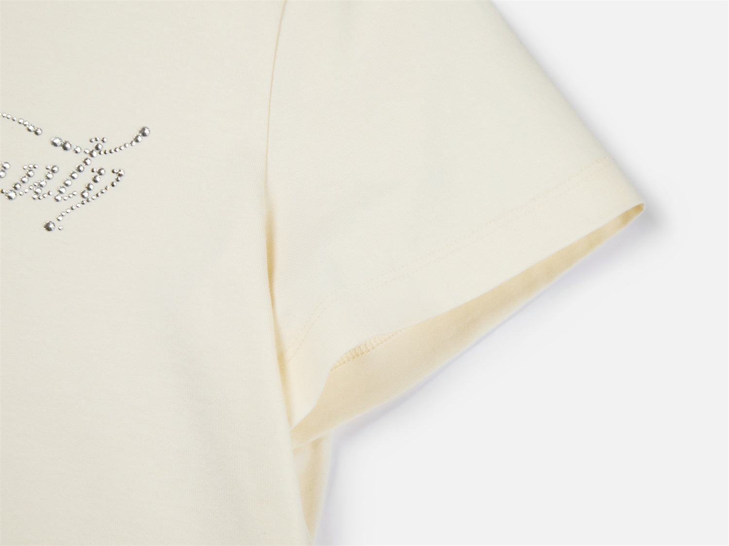 EP YAYING Beige Basic T-Shirt