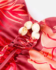 EP YAYING Printed Casual Red Camisole Dress