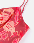 EP YAYING Printed Casual Red Camisole Dress