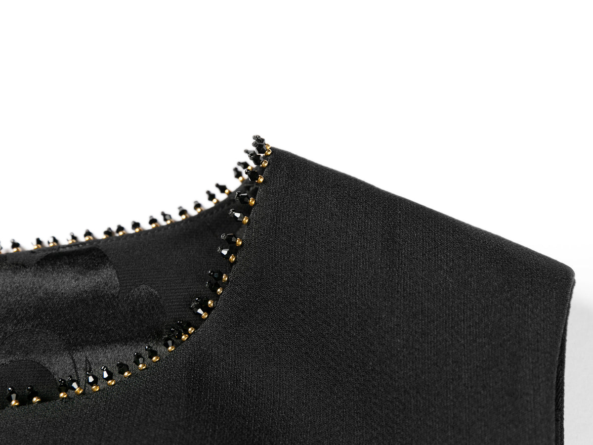 YAYING Embellished Sleeveless A-Line Dress