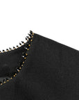 YAYING Embellished Sleeveless A-Line Dress