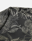 EP YAYING Silk Satin Jacquard Waist-Cinched Blazer