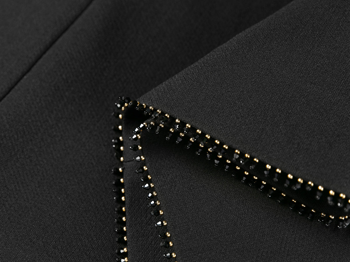 YAYING Embellished Sleeveless A-Line Dress