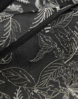 EP YAYING Silk Satin Jacquard Waist-Cinched Blazer