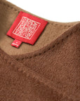 YAYING Silk-Wool-Cashmere Mandarin-Collar Reversible Coat