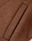 YAYING Silk-Wool-Cashmere Mandarin-Collar Reversible Coat