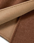 YAYING Silk-Wool-Cashmere Mandarin-Collar Reversible Coat
