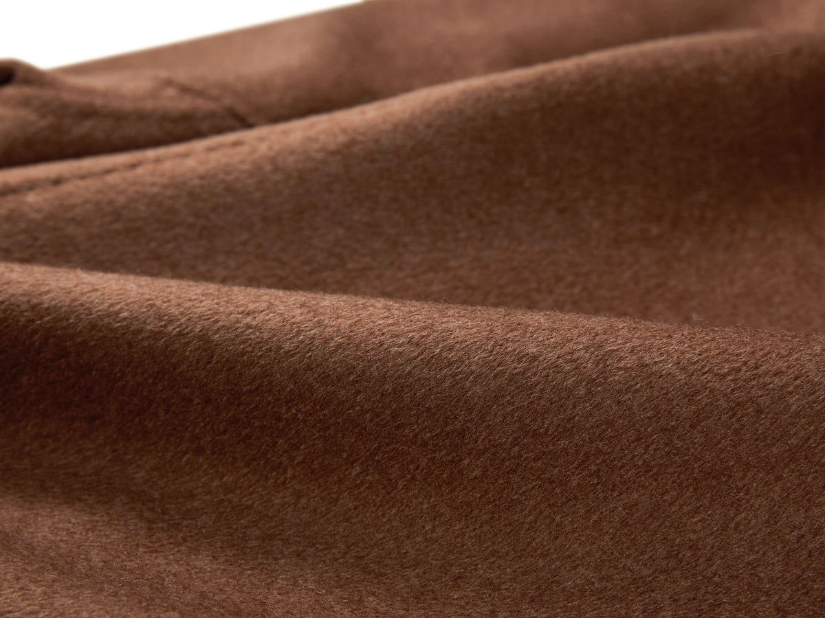 YAYING Silk-Wool-Cashmere Mandarin-Collar Reversible Coat