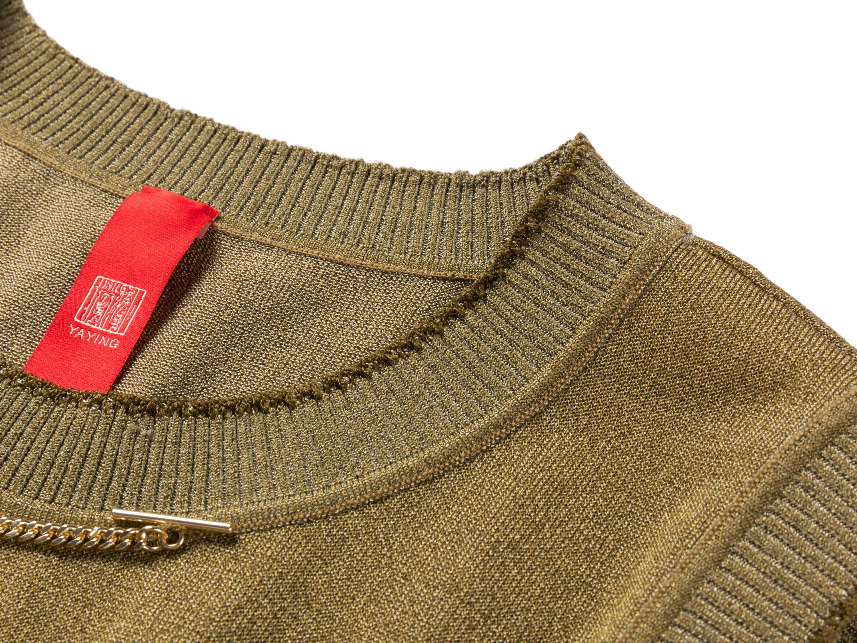 YAYING Khaki Waist Dress