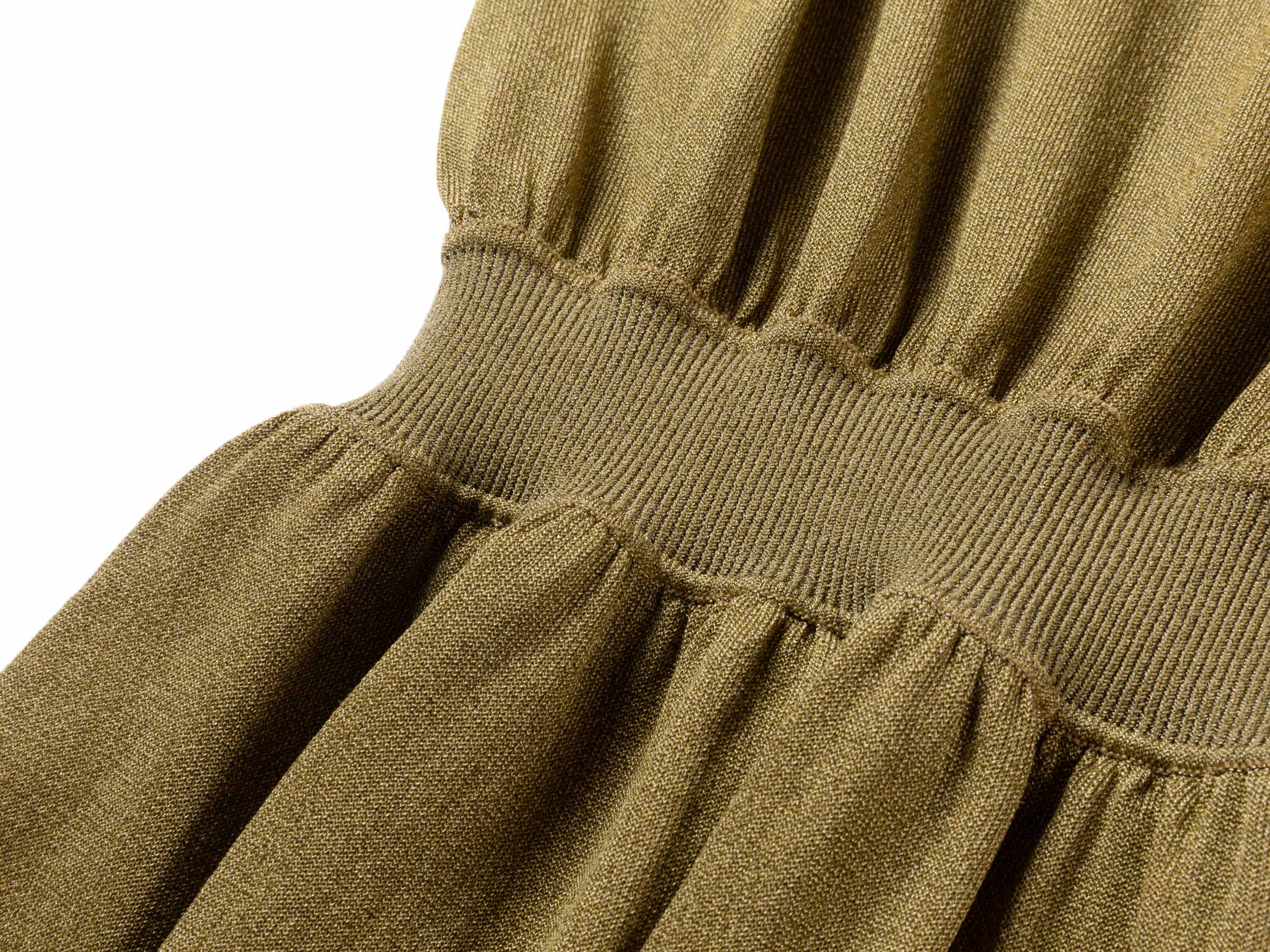 YAYING Khaki Waist Dress