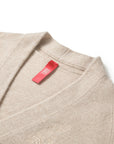 YAYING Peony Embroidered Cashmere Sweater Coat