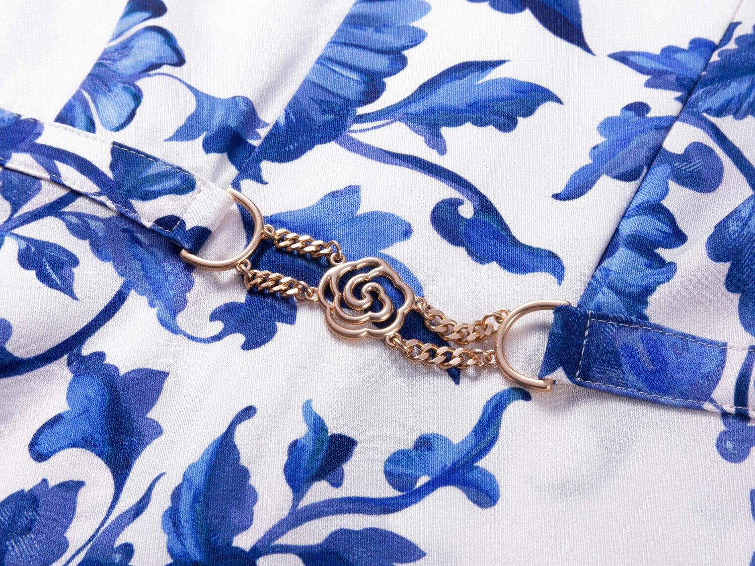 YAYING Mulberry Silk Floral Print Dress