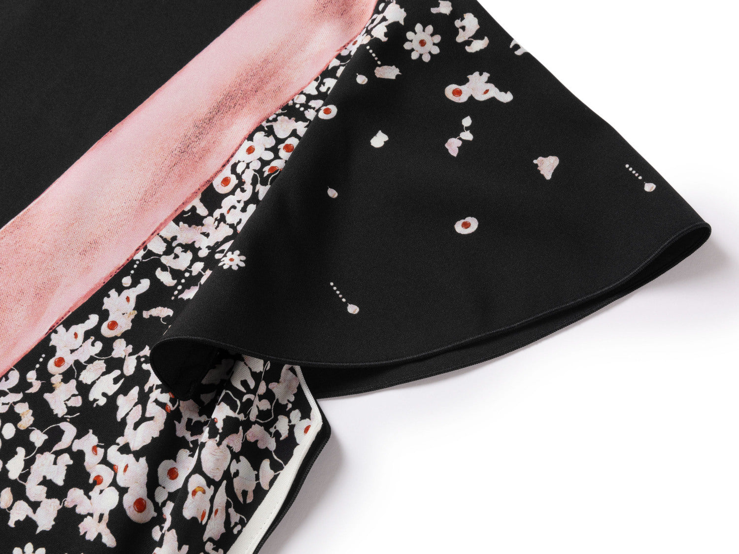 YAYING Silk Floral Print Dress