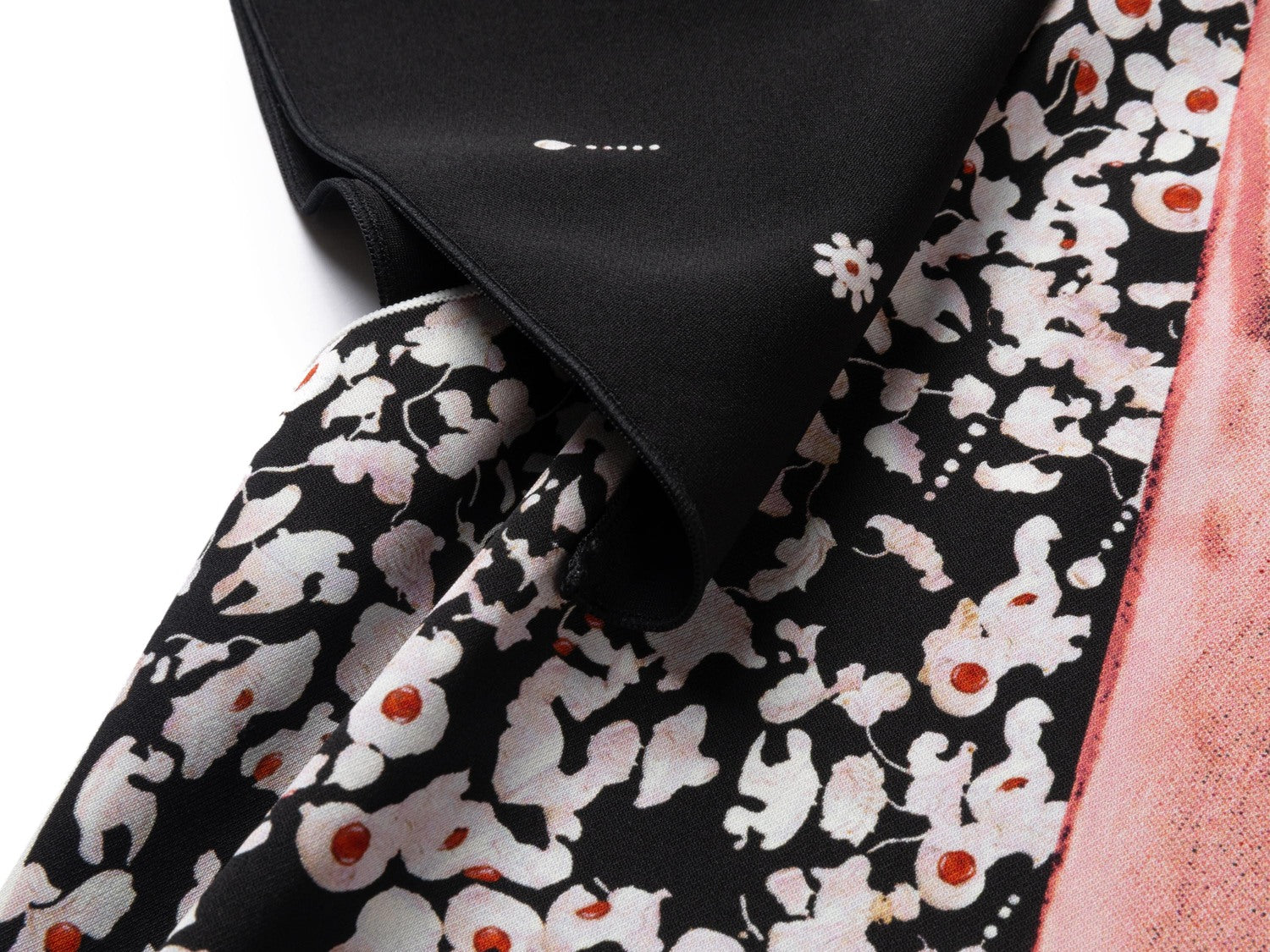 YAYING Silk Floral Print Dress