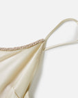 EP YAYING Blue Label Elegant Silk Slip Dress