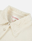 Soft Chunky Wool Jacquard Lace Knitted Top