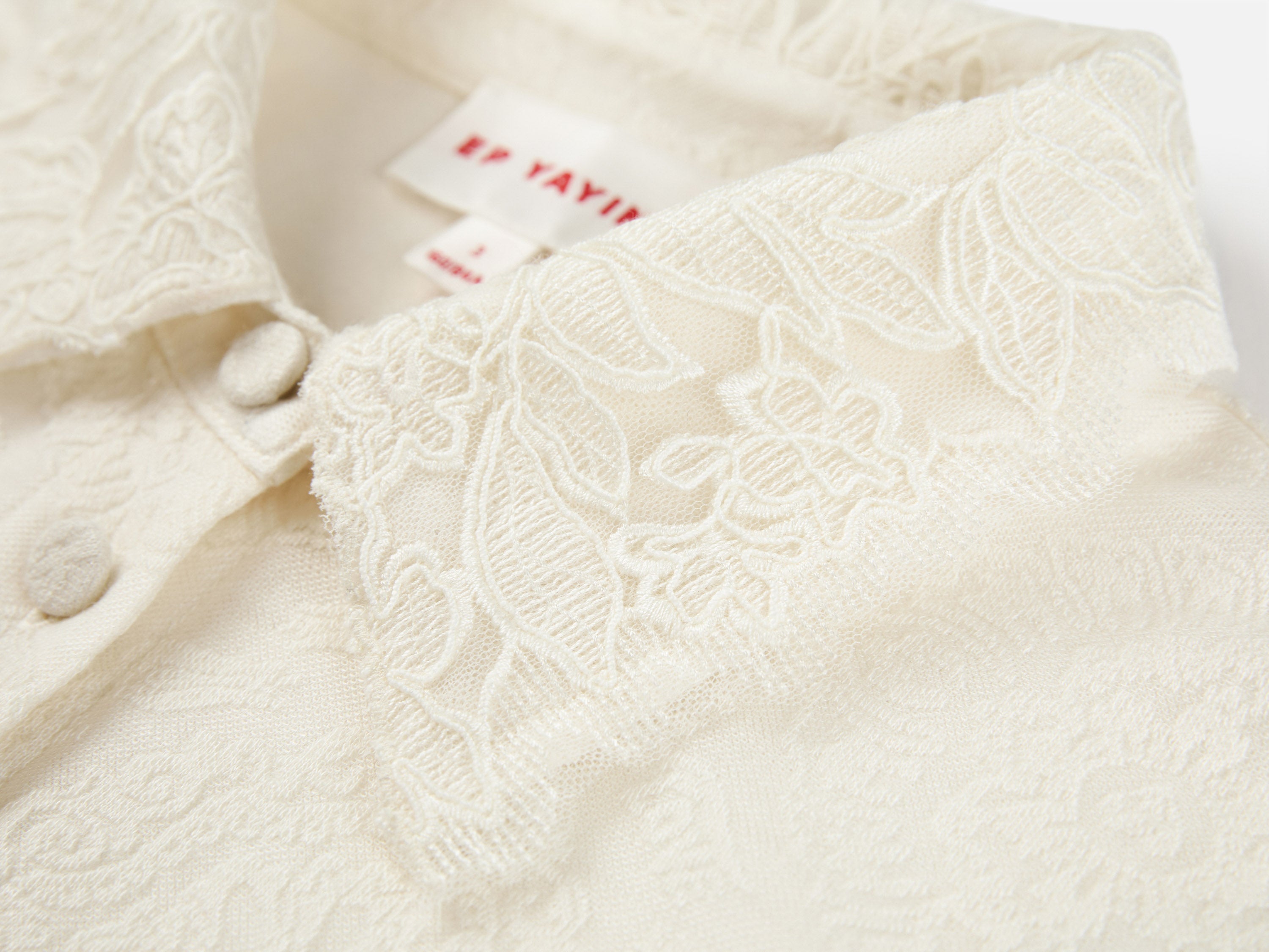 Soft Chunky Wool Jacquard Lace Knitted Top