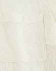 Soft Chunky Wool Jacquard Lace Knitted Top