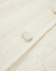 Soft Chunky Wool Jacquard Lace Knitted Top