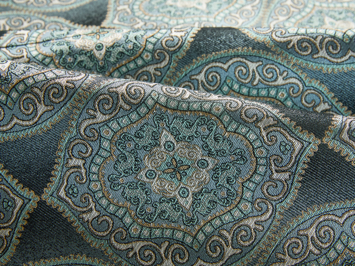 EP YAYING Blue Label Silk Jacquard Blazer Jacket