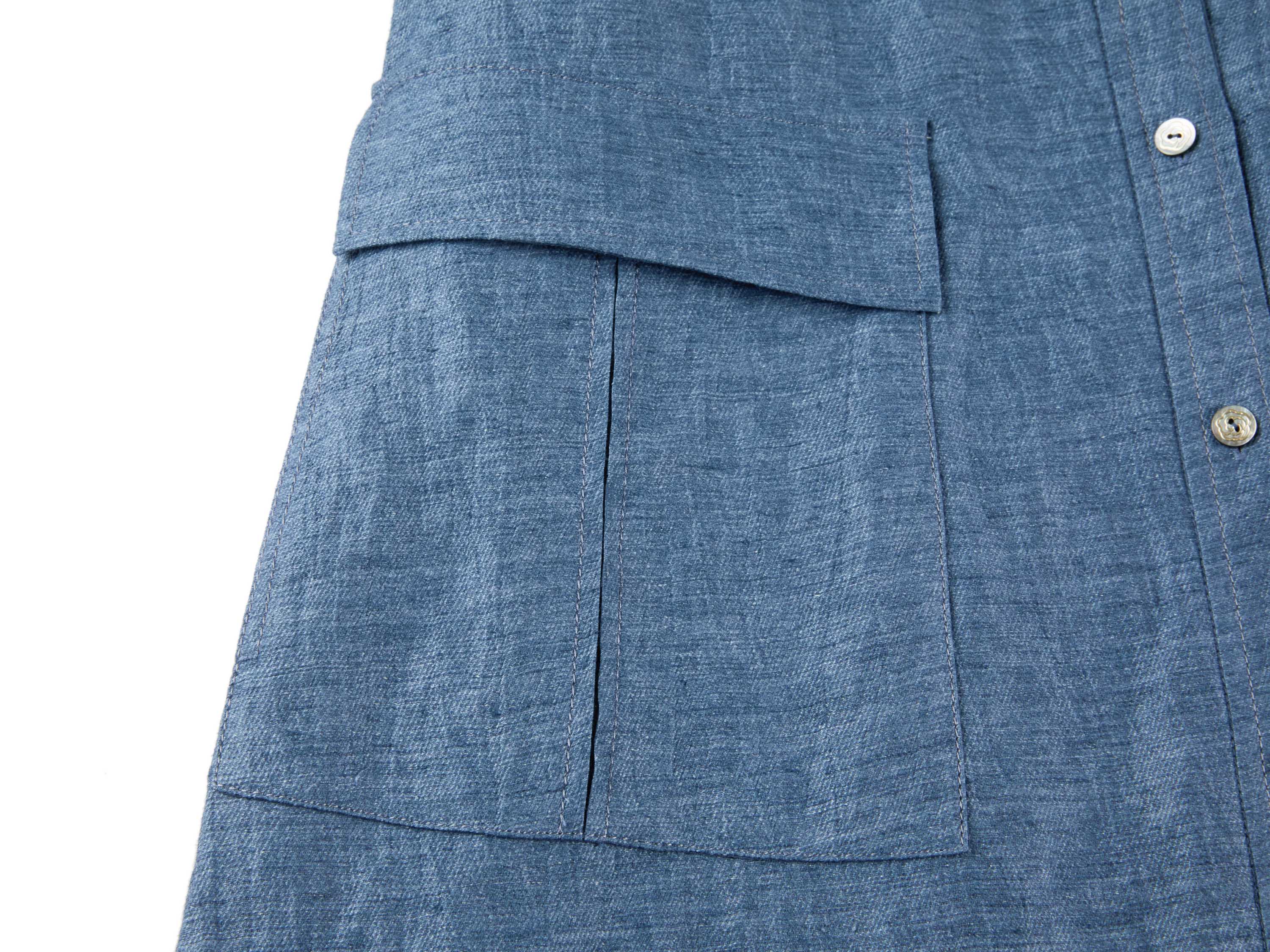 YAYING LINEN SHIRT DRESS