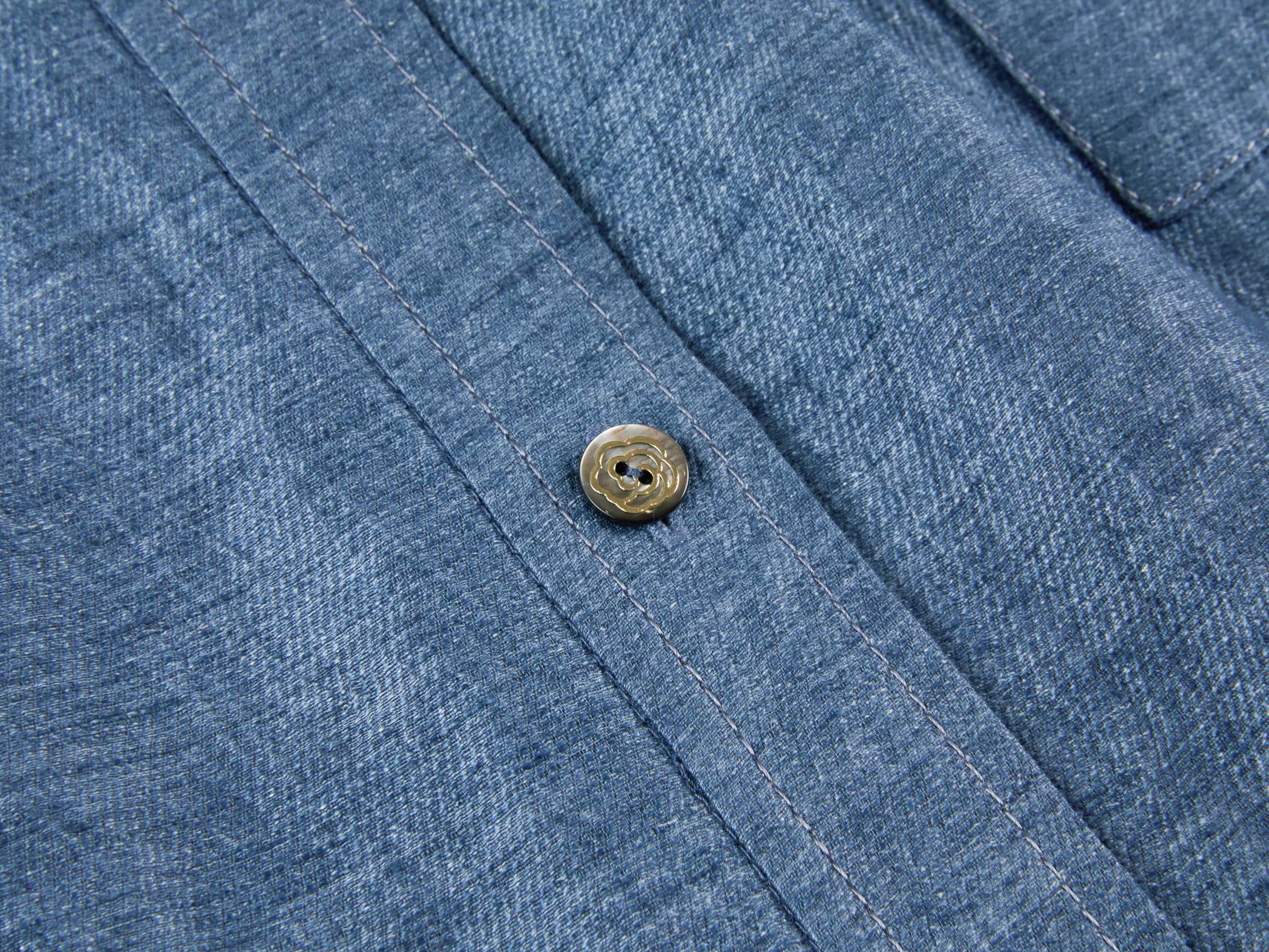 YAYING LINEN SHIRT DRESS