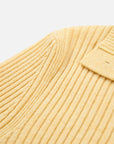 EP YAYING Colorful Button Ribbed Stand-Collar Cardigan