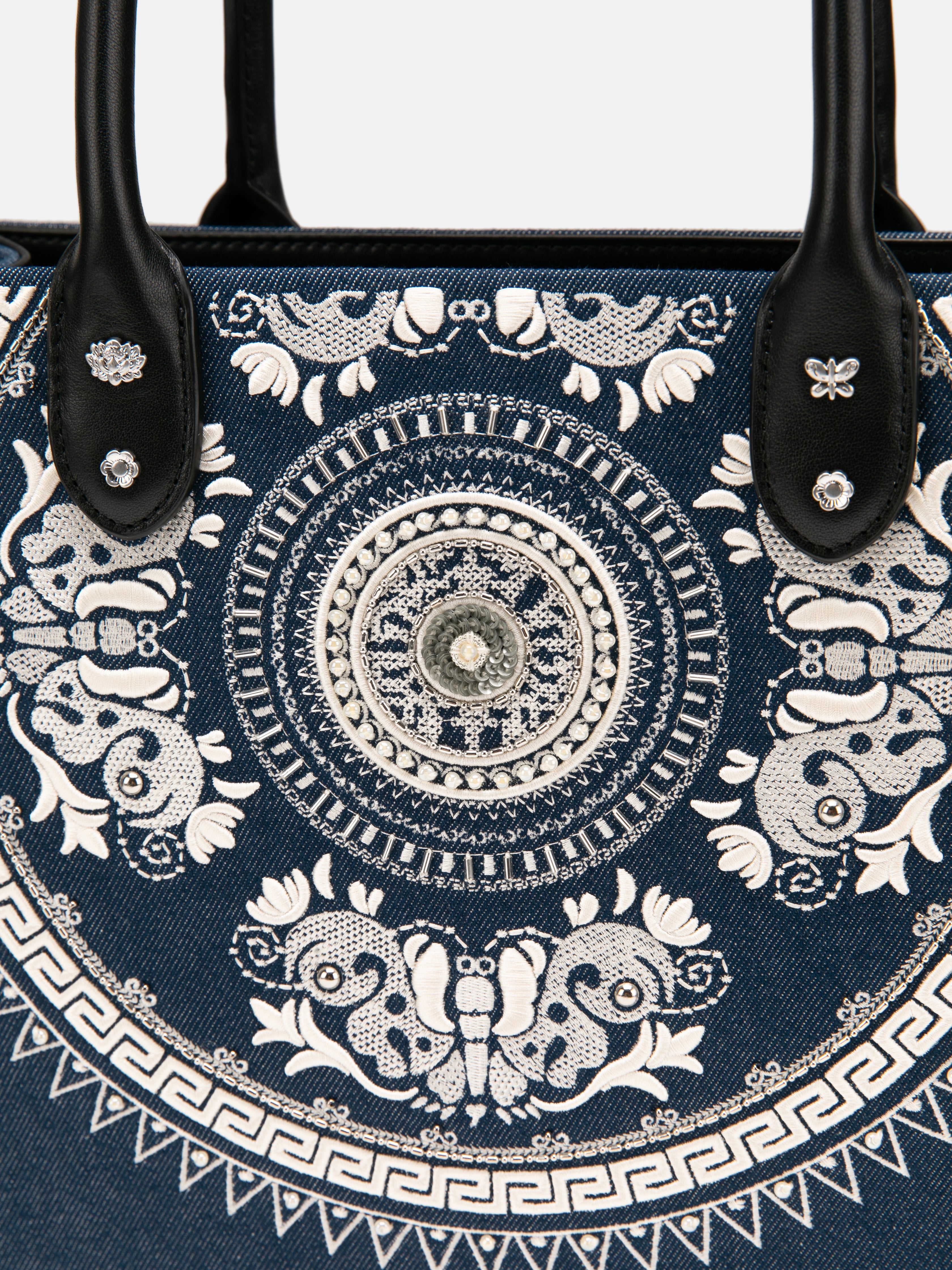 EP YAYING Jacquard Small Tote Handbag