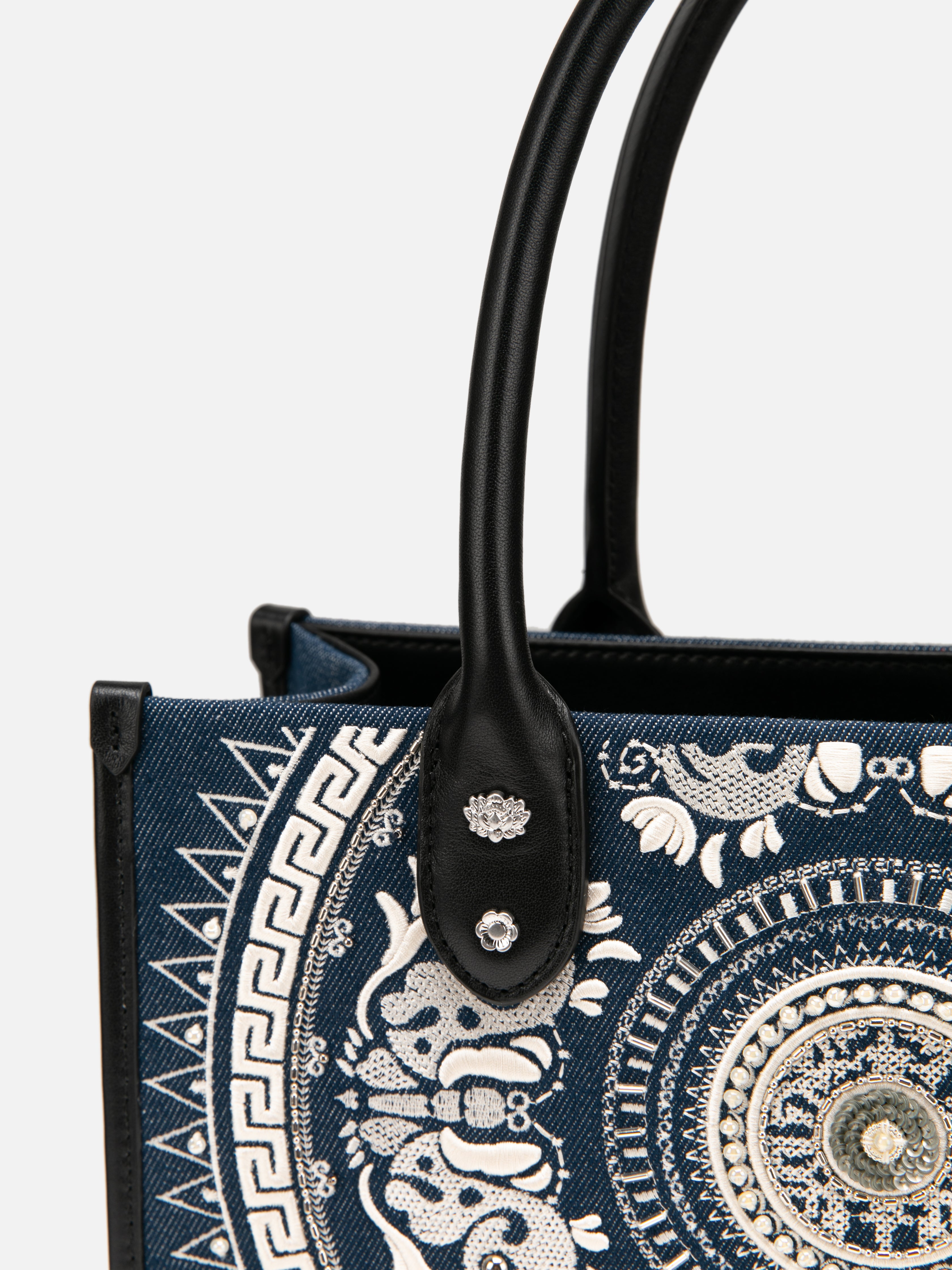 EP YAYING Jacquard Small Tote Handbag