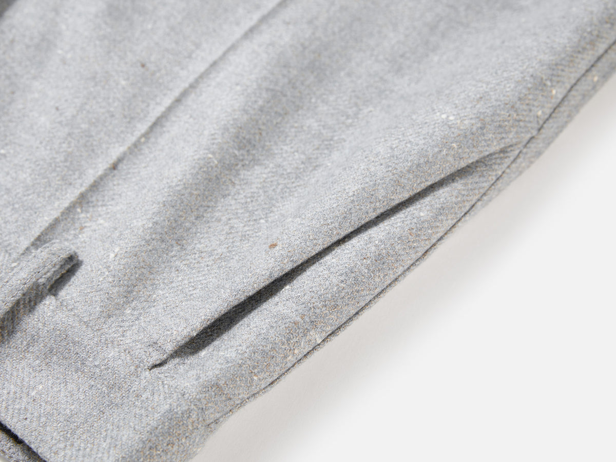 EP YAYING Blue Label Silk-Wool Wide-Leg Pants
