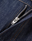 EP YAYING Linen-Lyocell High-Waist Wide-Leg Cropped Denim Pant