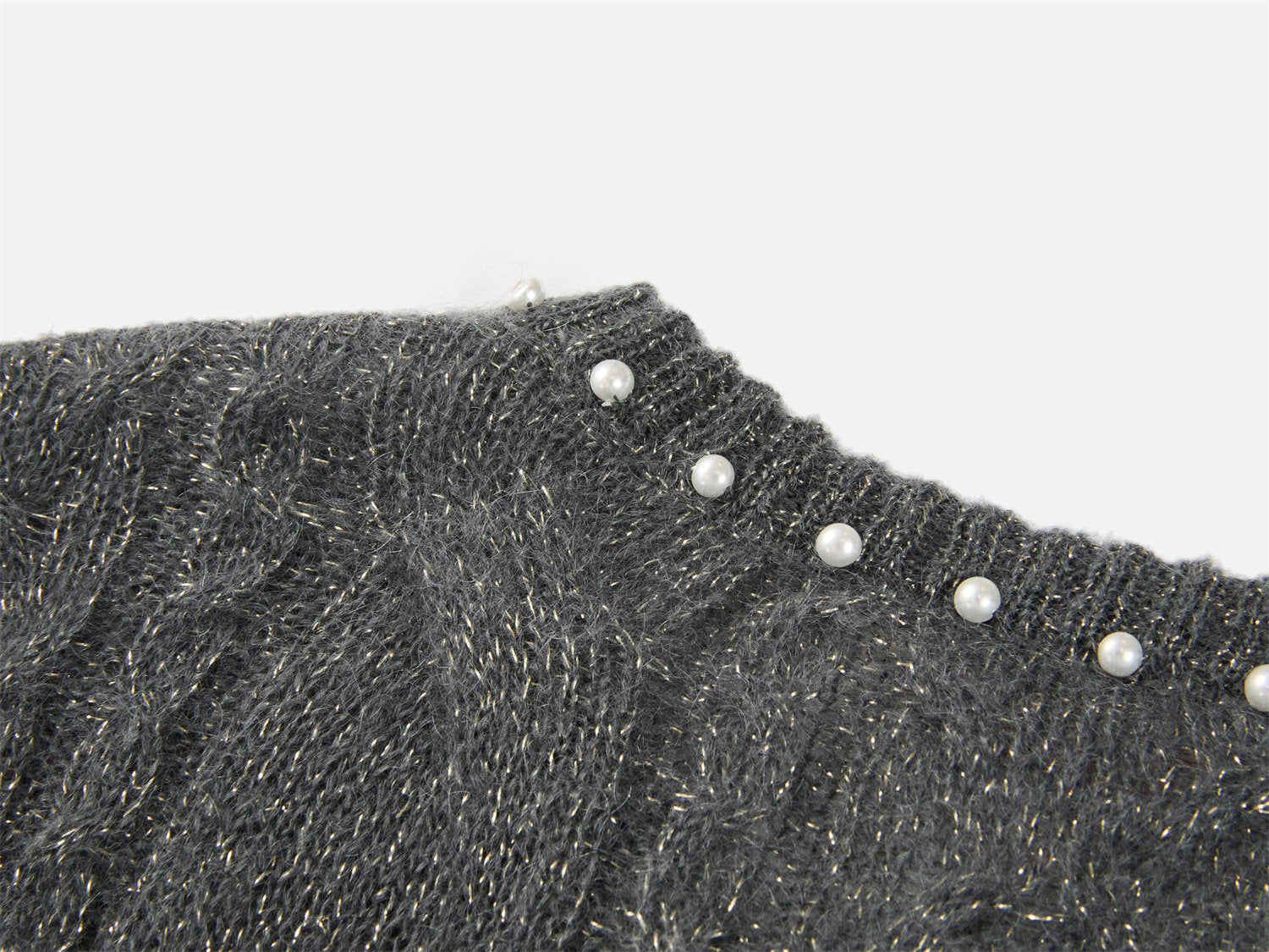 EP YAYING Mohair Knitted Cardigan