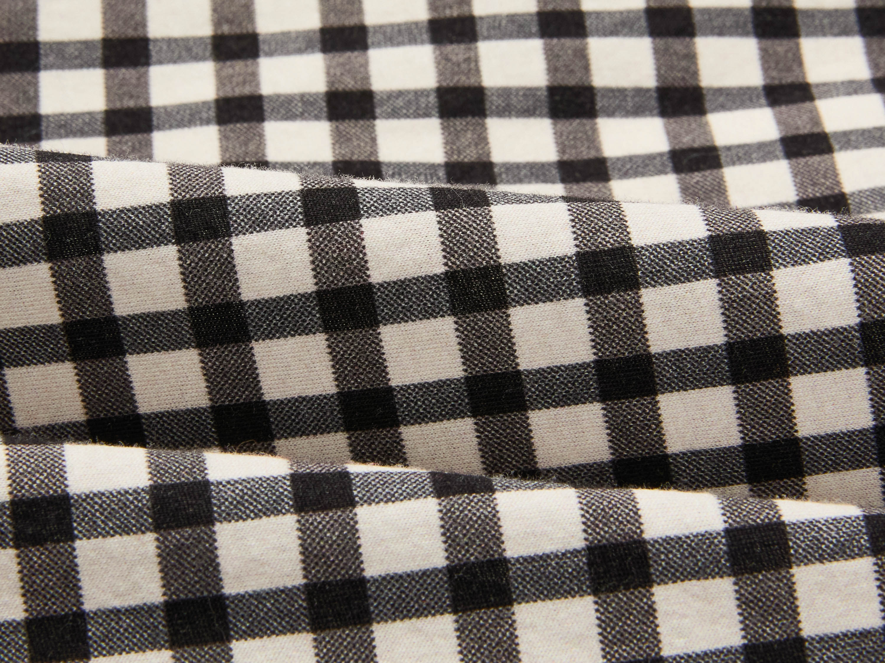 EP YAYING Cotton Check Pleated Wide Leg Pants