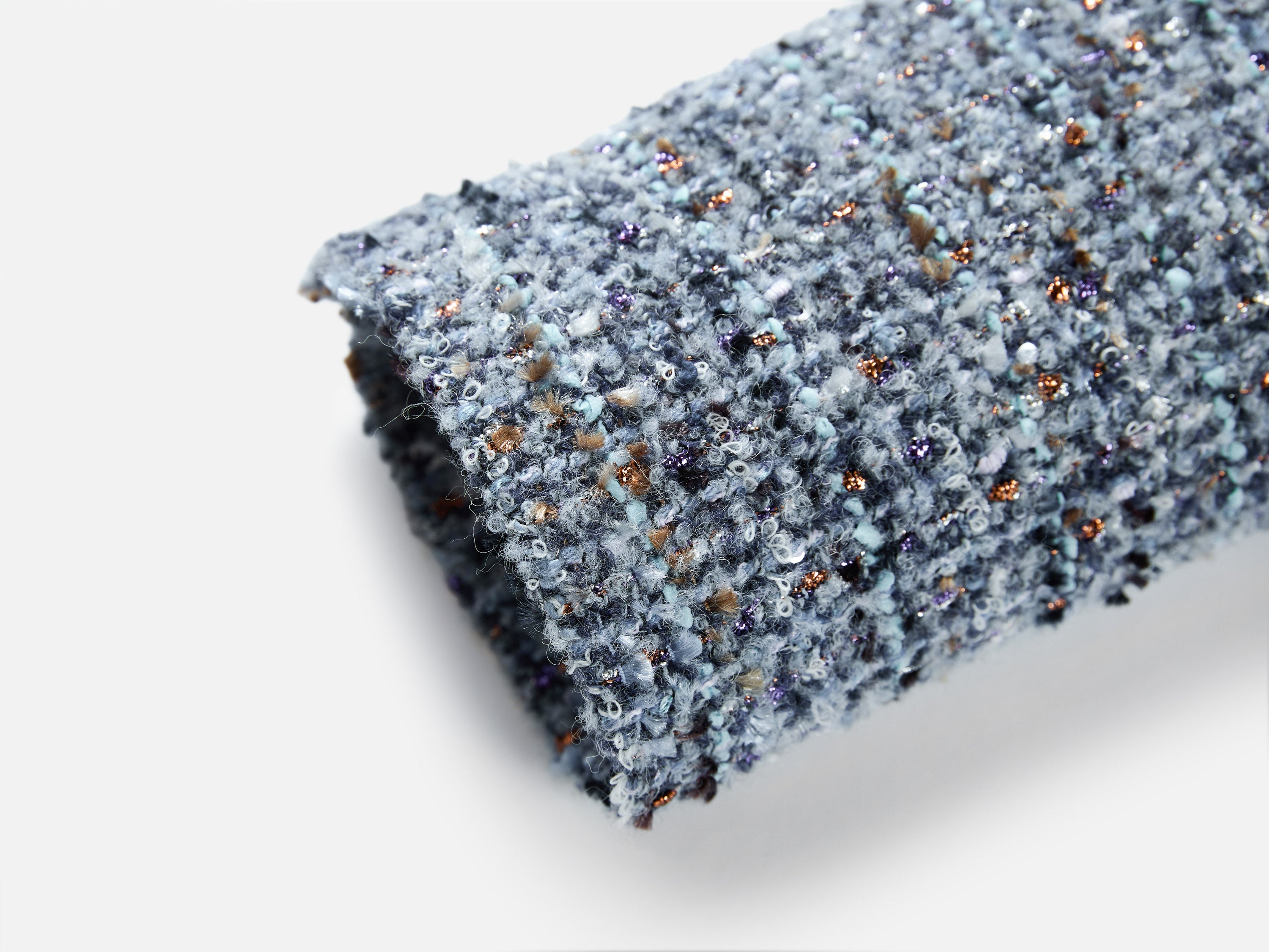 EP YAYING Blue-Grey Tweed Jacket