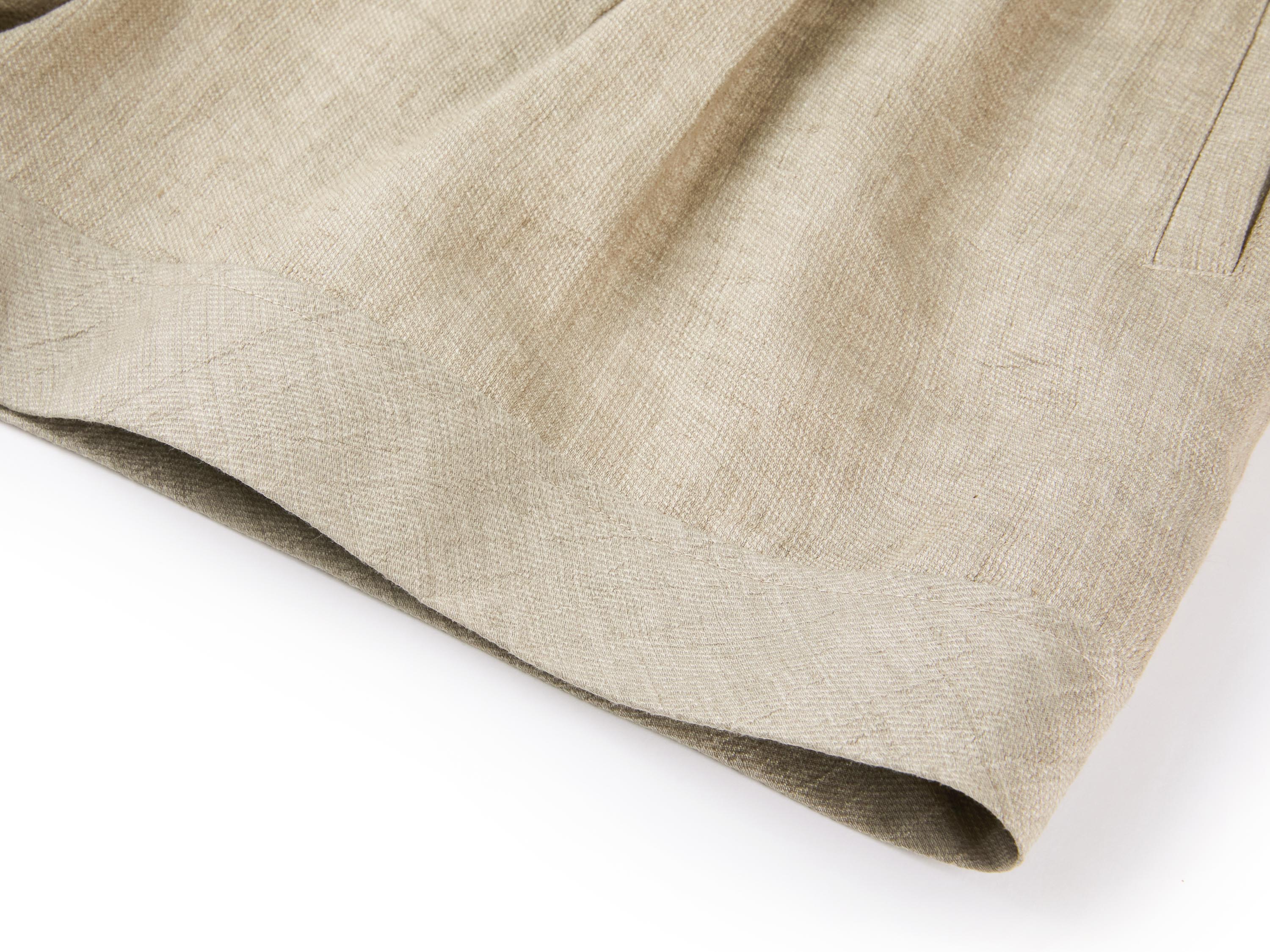 YAYING LINEN HIGH-WAIST SHORTS