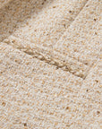 EP YAYING Gold Sequin French Chanel-Style Jacket